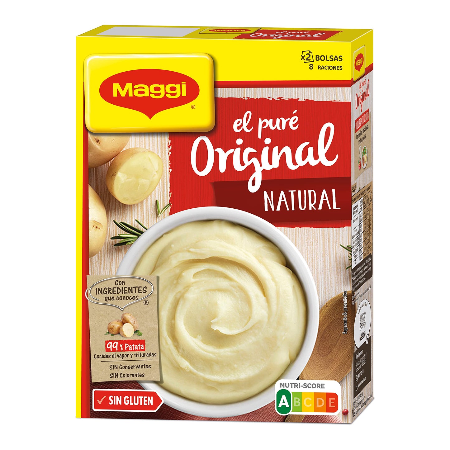 PURE DE PATATAS NATURAL MAGGI 230 GRS.