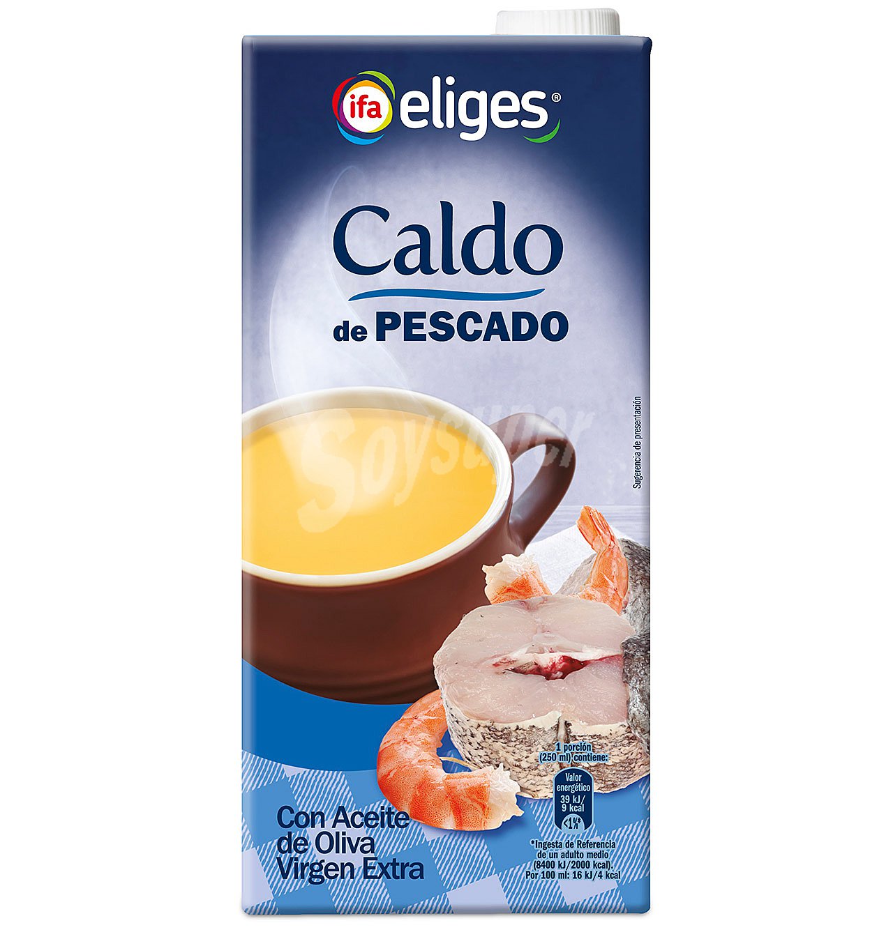 CALDO DE PESCADO IFA ELIGES BRIK 1 L.