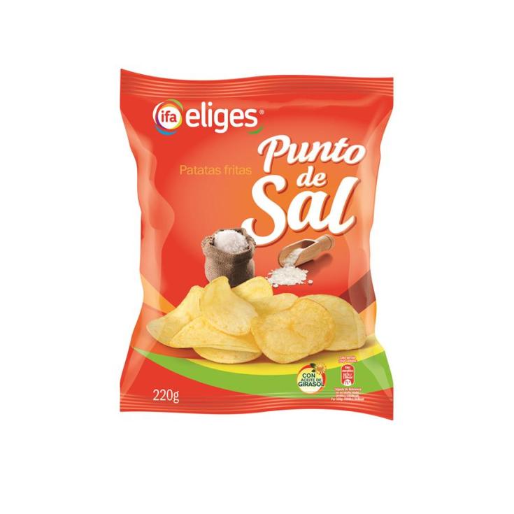 PATATAS FRITAS PUNTO DE SAL IFA ELIGES 220 gr