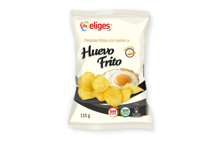 PATATAS FRITAS  SABOR HUEVO FRITO 115gr