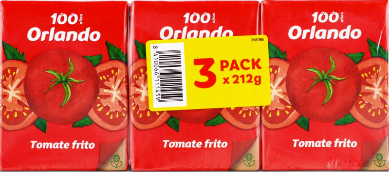 TOMATE FRITO ORLANDO  Pack 3